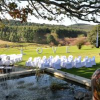 Lythwood garden wedding